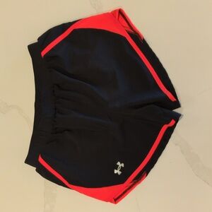 Under Armour | Fly By 2.0 | Loose Shorts |  Women's Size Small | Black & Orange